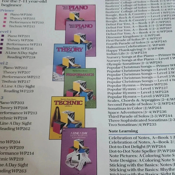 Piano basics lot of 6 - Picture 6 of 8